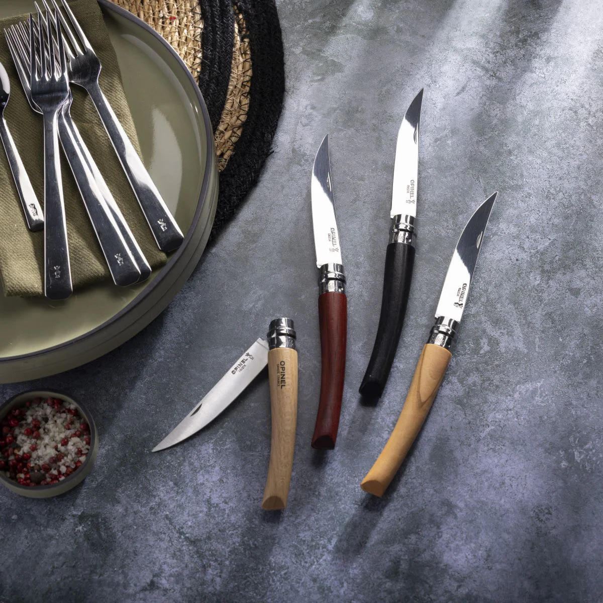 No.10 Effilé Stainless Steel Slim Folding Knife - Ebony - Image 5